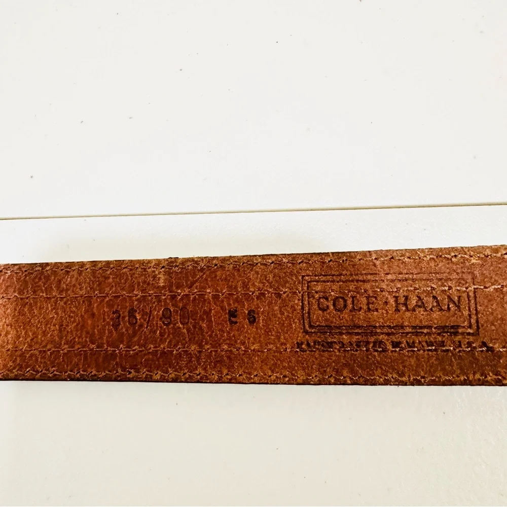 Cole Haan Genuine Leather Belt A 3348 36/90‎ MADE IN USA